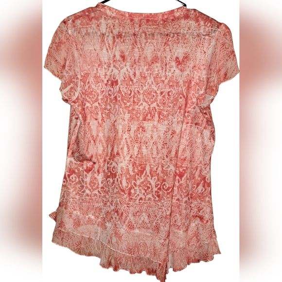 Cato Salmon/White Short Sleeve, L - Picture 3 of 4